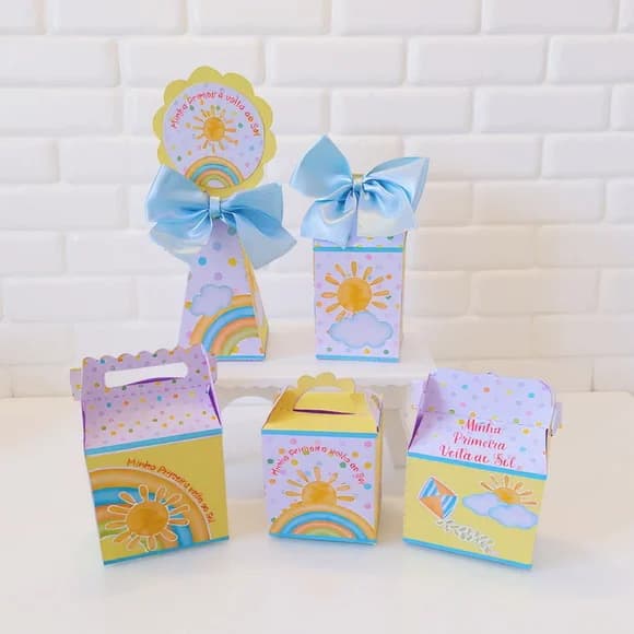 Kit Personalizados Primeira Volta ao Sol Menino 25 Peças - foto 1
