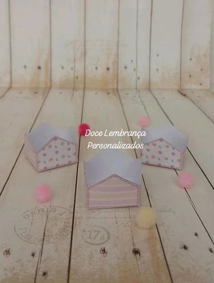 Forminhas para Docinhos Florzinha Rosa Festa Afetiva