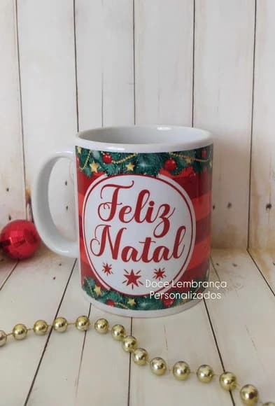 Caneca de Natal Personalizada Brinde Fim de Ano - foto 1