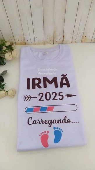 Camiseta Personalizada Promovida a Irmã Mais Velha - foto 1