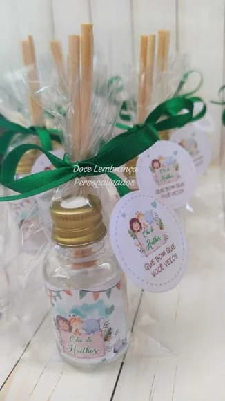 Mini Aromatizador Safari Baby Chá de Bebê Maternidade