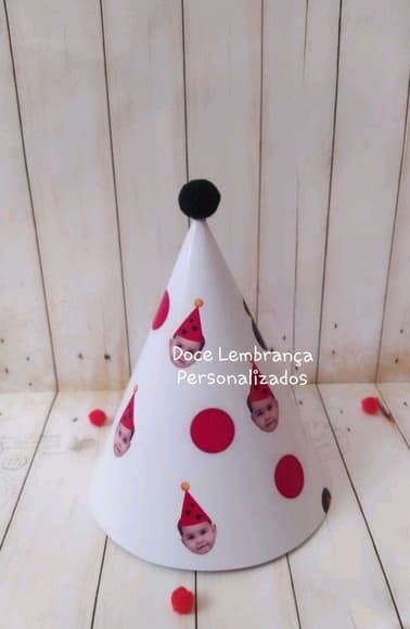 Chapeuzinho Aniversário Minnie com Foto Carinha Bebê