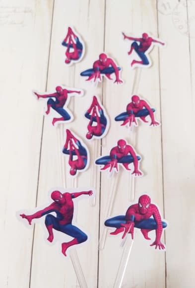 Topper para Docinhos Homem Aranha 30 Unidades - foto 1