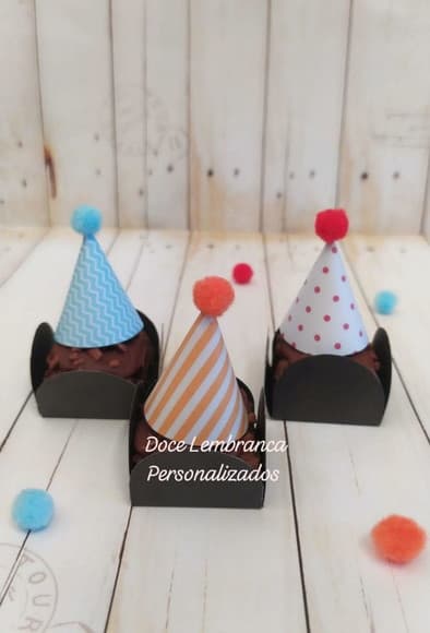Mini Chapeuzinho para Docinhos Circo 365 Sorrisos Menino - foto 1