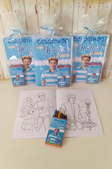 Livrinho de Colorir Ken Barbie Lembrancinha