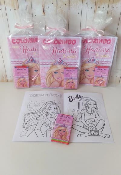 Livrinho de Colorir Barbie Lembrancinha