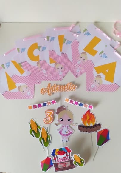 Kit Aniversário Festa Junina Personalizado