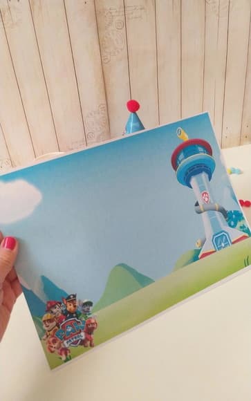 Jogo Americano Patrulha Canina Kit Lanche Festa na Escola