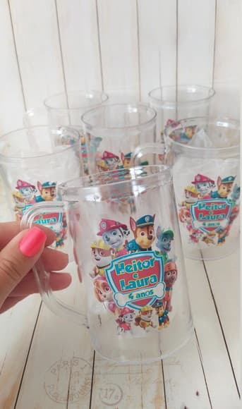 Caneca Acrilica Patrulha Canina