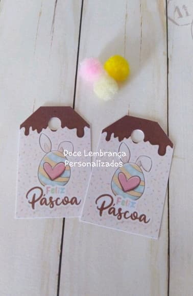 Tag Páscoa Personalizada