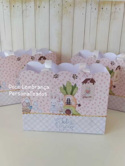 Sacolinha de Páscoa Coelhinho para Lembrancinha - foto 1