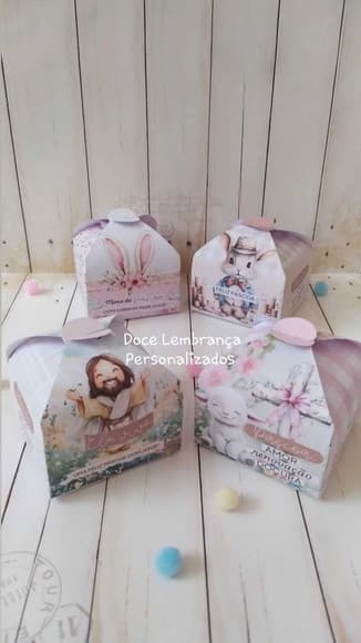 Caixinha Afetiva Lembrancinha Páscoa Personalizada - foto 1