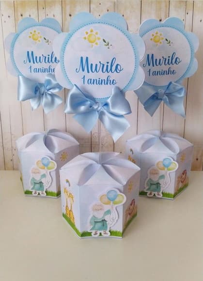 Centro de Mesa Arca de Noé Personalizado - foto 1