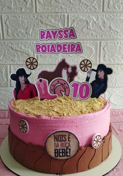 Topper de Bolo Ana Castela Boiadeira - foto 1