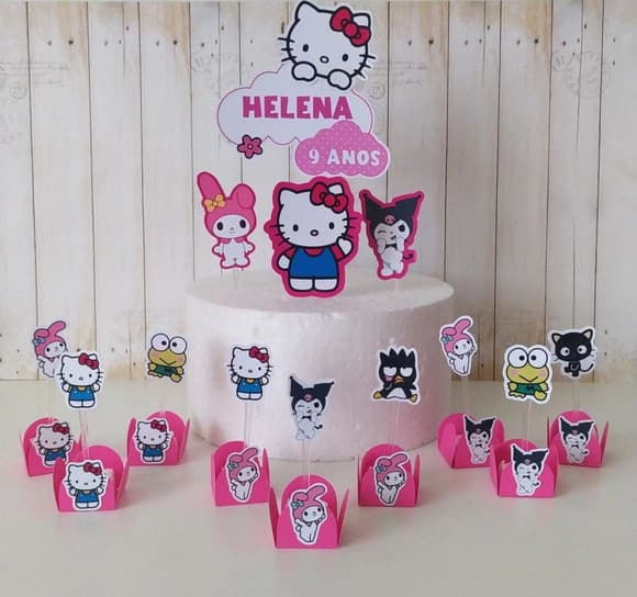 Kit Festa Hello Kitt Personalizado - foto 1