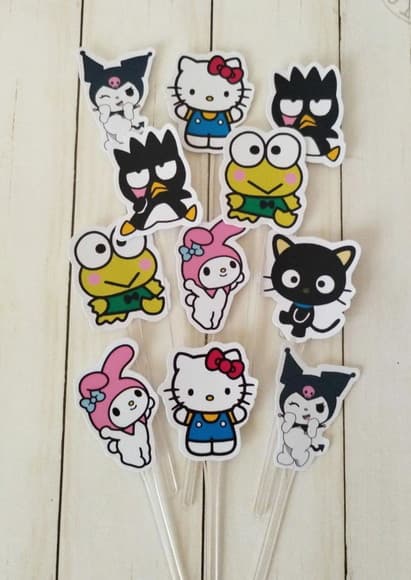 Topper para Docinhos Hello Kitt 30 Unidades - foto 1