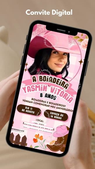 Convite Digital Personalizado Ana Castela - foto 1