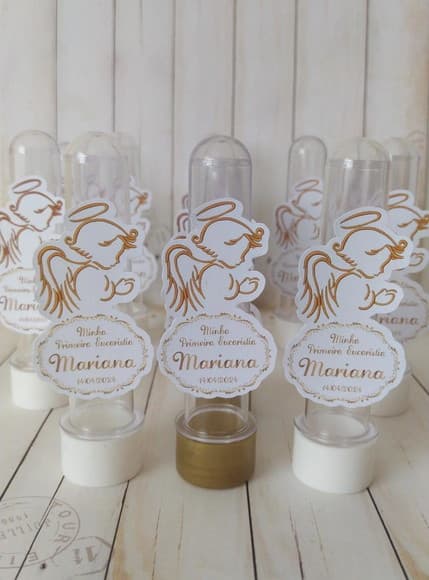 Tubetes Primeira Eucaristia Lembrancinha