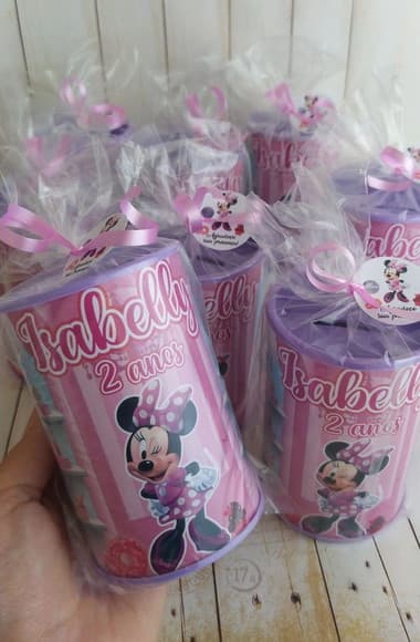 Cofrinho Minnie Confeitaria Embalado
