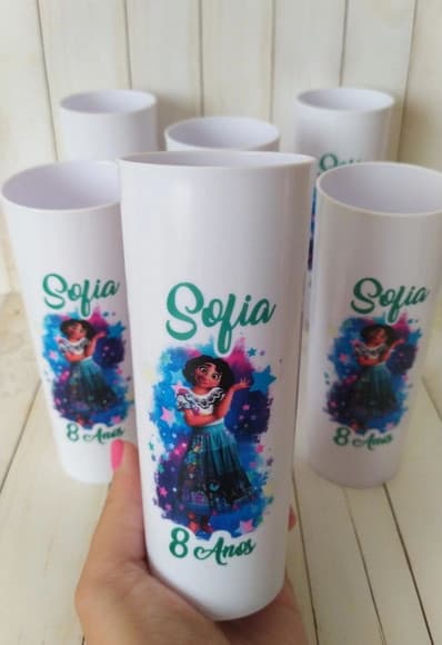 Copo Long Drink Filme Encanto Personalizado Mirabel - foto 1