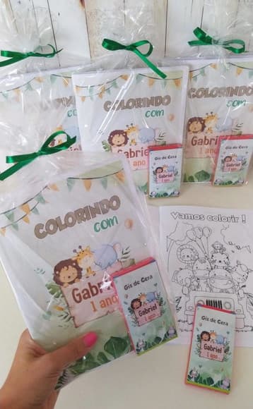 Livrinho de Colorir Safari Baby