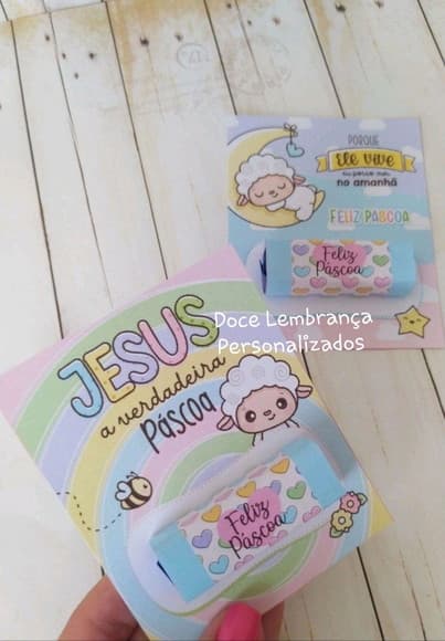 Card com Bis Personalizado Páscoa Religiosa - foto 1