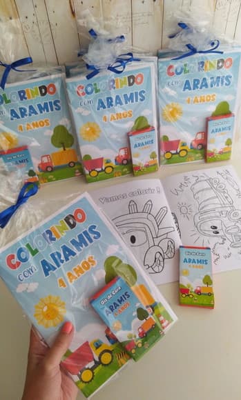 Livrinho de Colorir Caminhão/carrinho