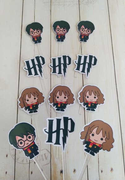 Topper para Docinhos Harry Potter 30 Unidades - foto 1