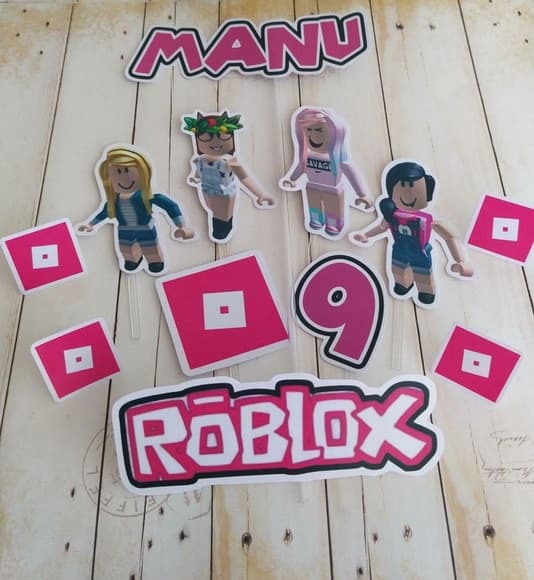Topper para Bolo Roblox - foto 1