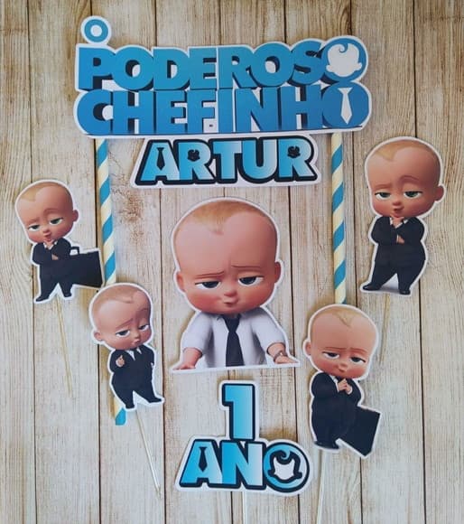 Topper para Bolo Poderoso Chefinho - foto 1