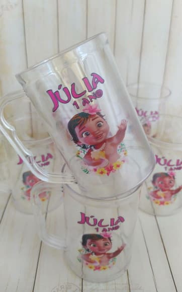 Caneca Acrilica Moana Baby - foto 1