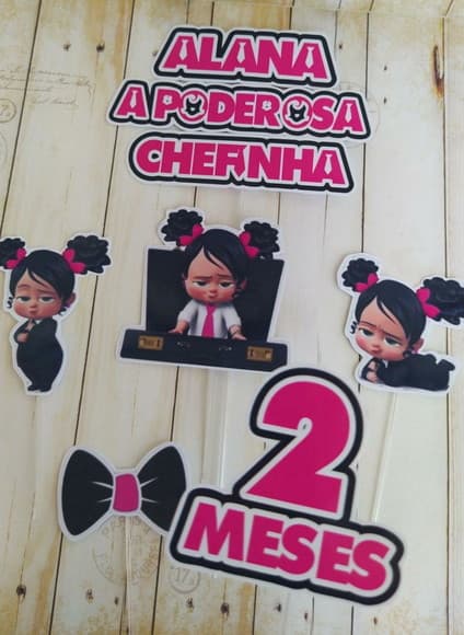 Topper para Bolo Poderosa Chefinha - foto 1