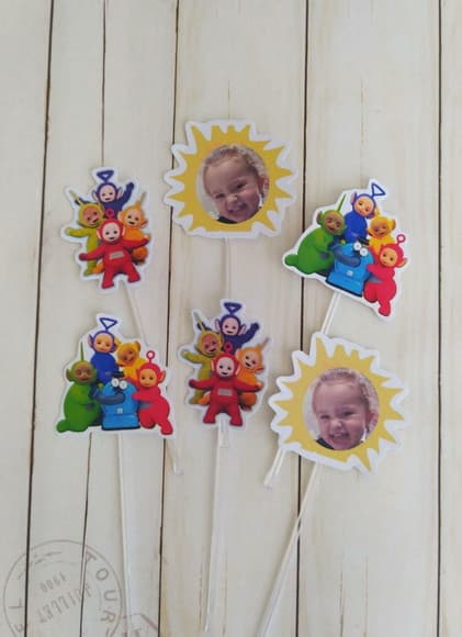 Topper para Docinhos Teletubbies Menina - foto 1