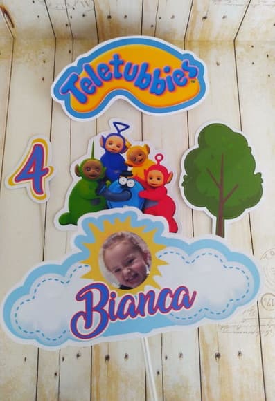 Topper para Bolo Teletubbies - foto 1