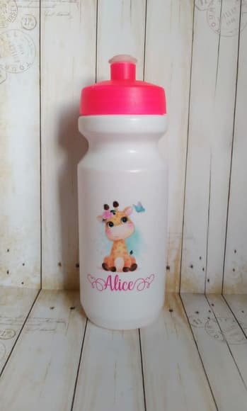 Garrafa Squeeze Escolar Safari Baby Menina