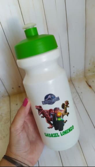 Garrafa Squeeze Escolar Jurassic World Roblox - foto 1