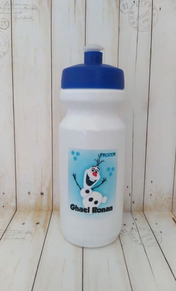 Garrafa Squeeze Escolar Olaf Frozen - foto 1