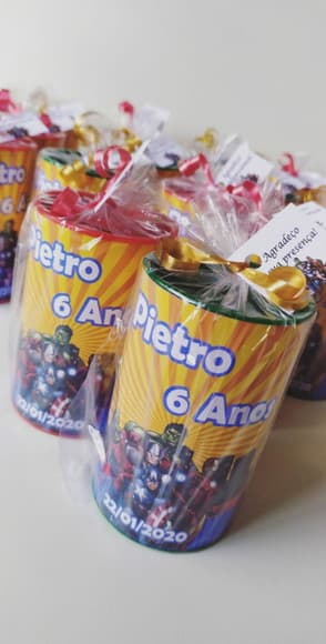 Cofrinho Super Heróis Vingadores Embalados