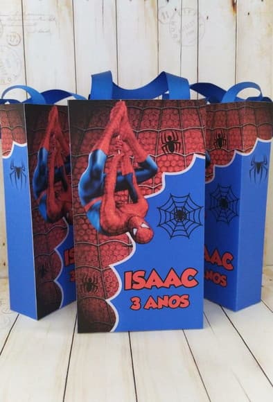 Sacolinha Personalizada Homem Aranha - foto 1