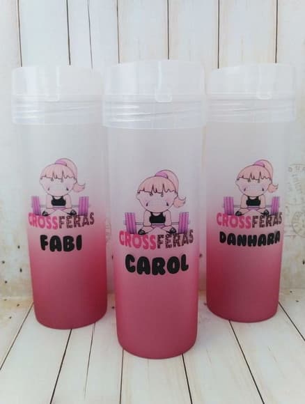 Garrafa Acqua Bio Degradê Crossfit Personalizada - foto 1