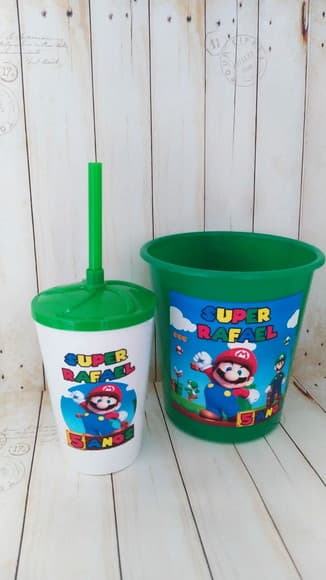 Kit Cineminha Personalizado Super Mario - foto 1
