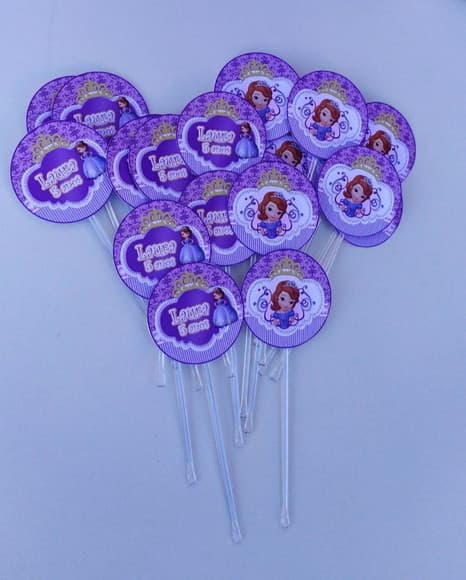Topper para Docinhos Princesa Sofia 30 Unidades - foto 1