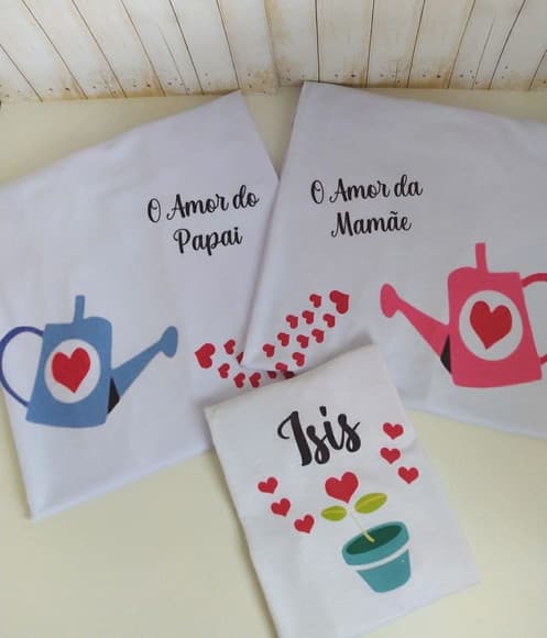 Kit Camisetas Família Regador/ Aniversário - foto 1