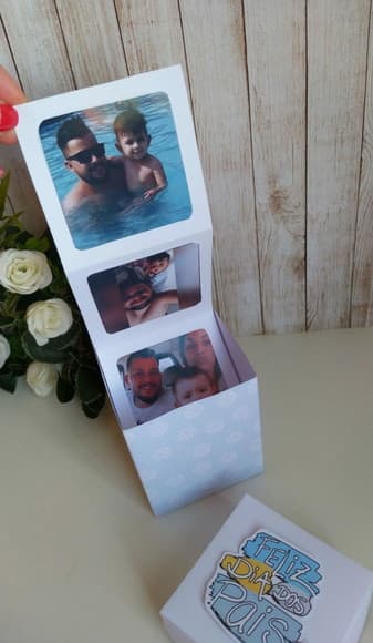 Caixinha Com Fotos Sanfona Dia Dos Pais - foto 1