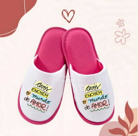 Pantufa Personalizada Dia dos Avós - foto 1