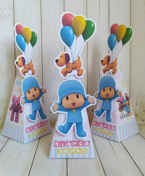 Caixa Pirâmide Personalizada Pocoyo - foto 1