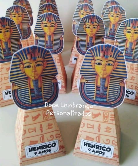 Caixa Pirâmide Personalizada Egito - foto 1