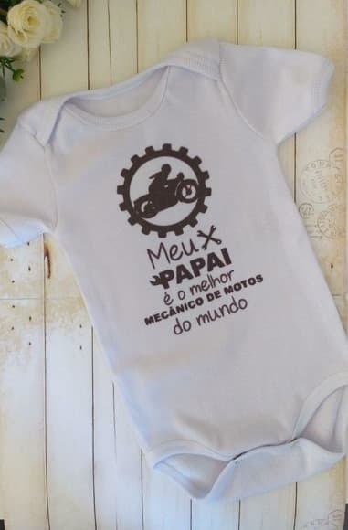 Body personalizado revelação gravidez Papai - foto 1