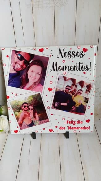 Azulejo personalizado com foto Namorados/Romântico - foto 1