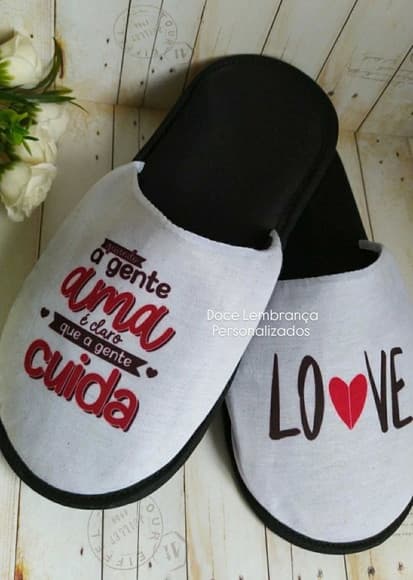 Pantufa Personalizada Love - foto 1